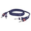 Cavo Jack DAP AUDIO FL223 Connettore 1: 2 JACK 6.35mm Mono Maschio, Connettore 2: 2 JACK 6.35mm Mono Maschio, Lunghezza 3m